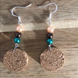 Cork earrings